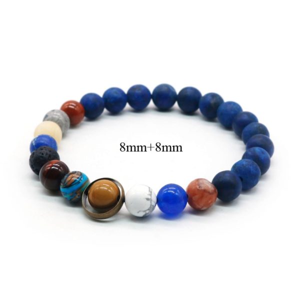 2020 Universe Solar System Bracelet Women Natural Stone Eight Planets Bracelet Men Best Friends Gift For Him Gift For Her MY8