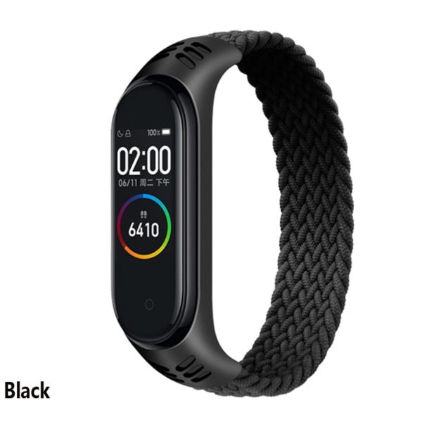 Bracelet for Mi band 5 Strap Nylon Braided Solo Loop pulseira Replacement belt Miband4 5 Wristband for xiaomi Mi band 4 3 strap