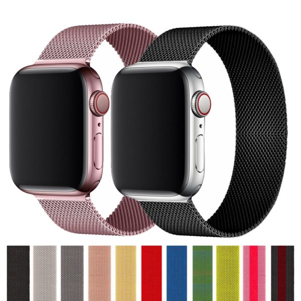 Strap For Apple watch band 40mm 44mm 38mm 42 mm Accessories Milanese Loop iWatch bracelet correa Apple watch seires 6 SE 5 4 3