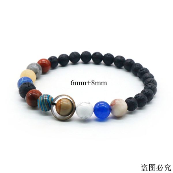 2020 Universe Solar System Bracelet Women Natural Stone Eight Planets Bracelet Men Best Friends Gift For Him Gift For Her MY8