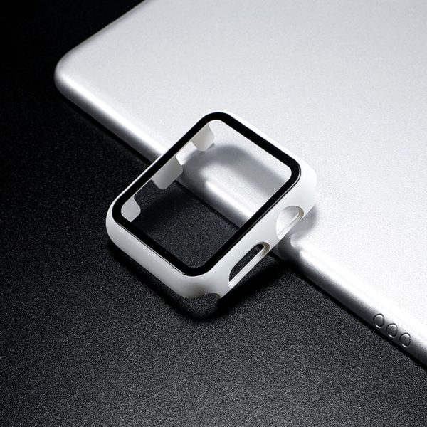 Glass+case For Apple Watch series 6 5 4 3 SE 44mm 40mm iWatch Case 42mm 38mm Screen Protector+cover apple watch Accessories