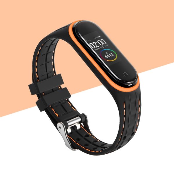 Silicone Smart watchband For Xiaomi Mi band 5 mi band 3 4 Sport watch band replacement beacelet belt for Mi band 4 5 wirst strap