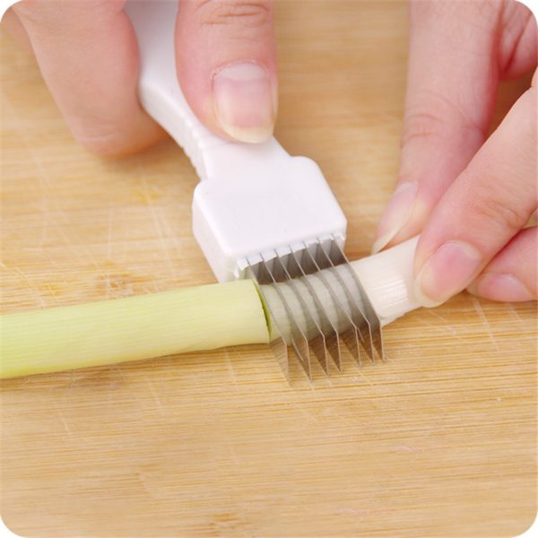 Multifunction Cutting Onion Chopped Green Onion Knife Vegetable Garlic Cutter Kitchen Speedy Chopper Shred Silk The Knife