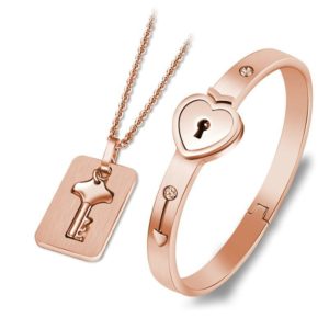 Jewelry Bracelet Necklace – Lock Key