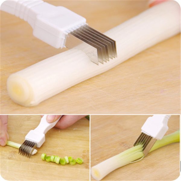 Multifunction Cutting Onion Chopped Green Onion Knife Vegetable Garlic Cutter Kitchen Speedy Chopper Shred Silk The Knife