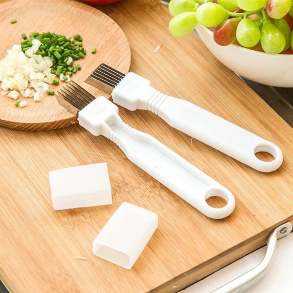 Multifunction Cutting Onion Chopped Green Onion Knife Vegetable Garlic Cutter Kitchen Speedy Chopper Shred Silk The Knife