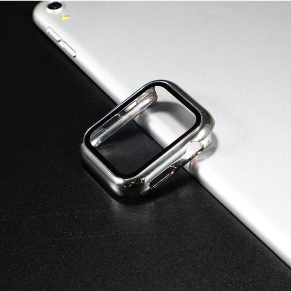 Glass+case For Apple Watch series 6 5 4 3 SE 44mm 40mm iWatch Case 42mm 38mm Screen Protector+cover apple watch Accessories